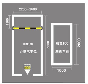 蘇州物業(yè)地下車庫劃線方案，地下車庫停車位劃線怎么施工？